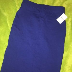 Royal Blue Skirt